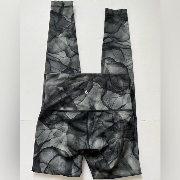 Lululemon Wunder Under Pant Size 6 Midnight Tulle Multi Black - Picture 2 of 10